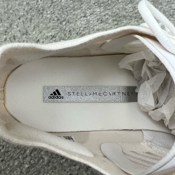 Stella McCartney Adidas Boston Sneaker Running Shoes Cream Cloud White Size 10.5 - Picture 15 of 16